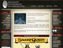 Tablet Screenshot of imaginedinterprises.com